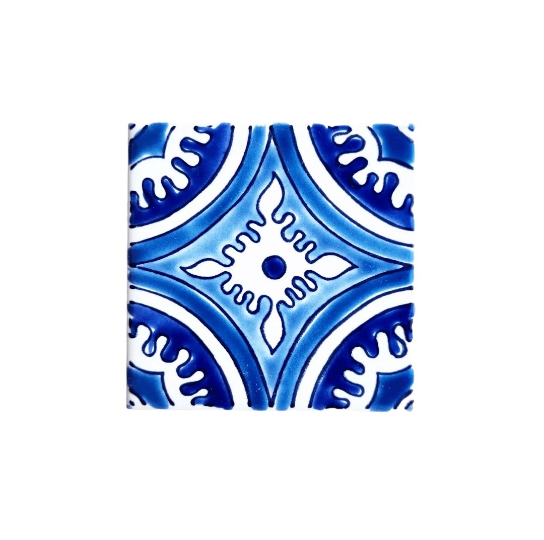 DS Santa Fe Blue 4"x4"