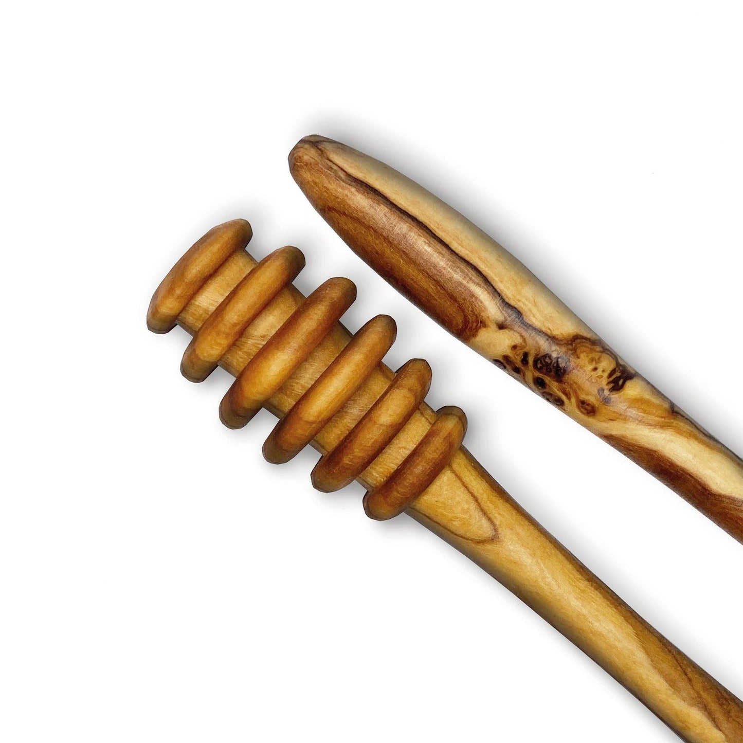 Olive Wood Honey Dipper - dyarihandcrafts