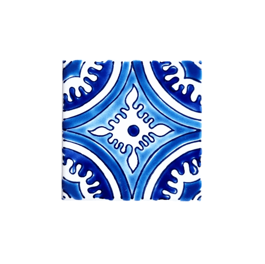 DS Santa Fe Blue 4"x4"