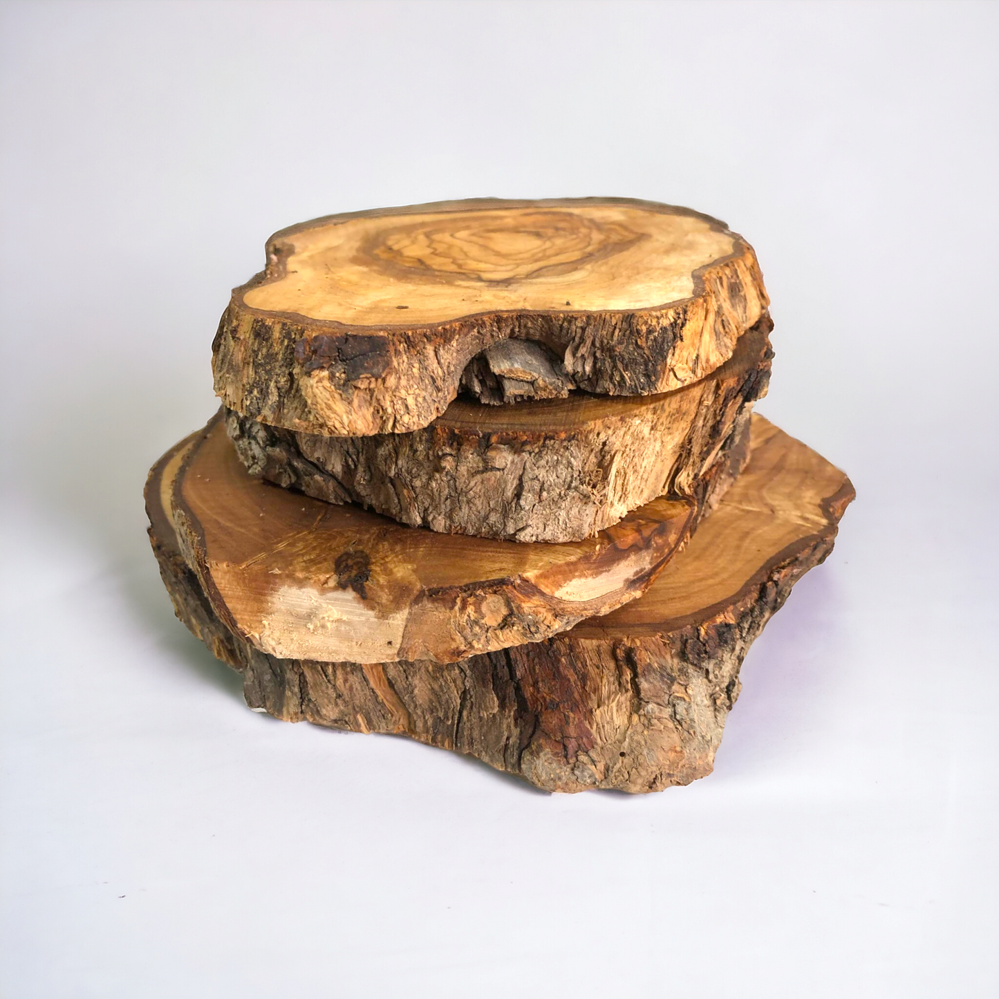 Olive Wood Cookies 3" - 6" diameter.