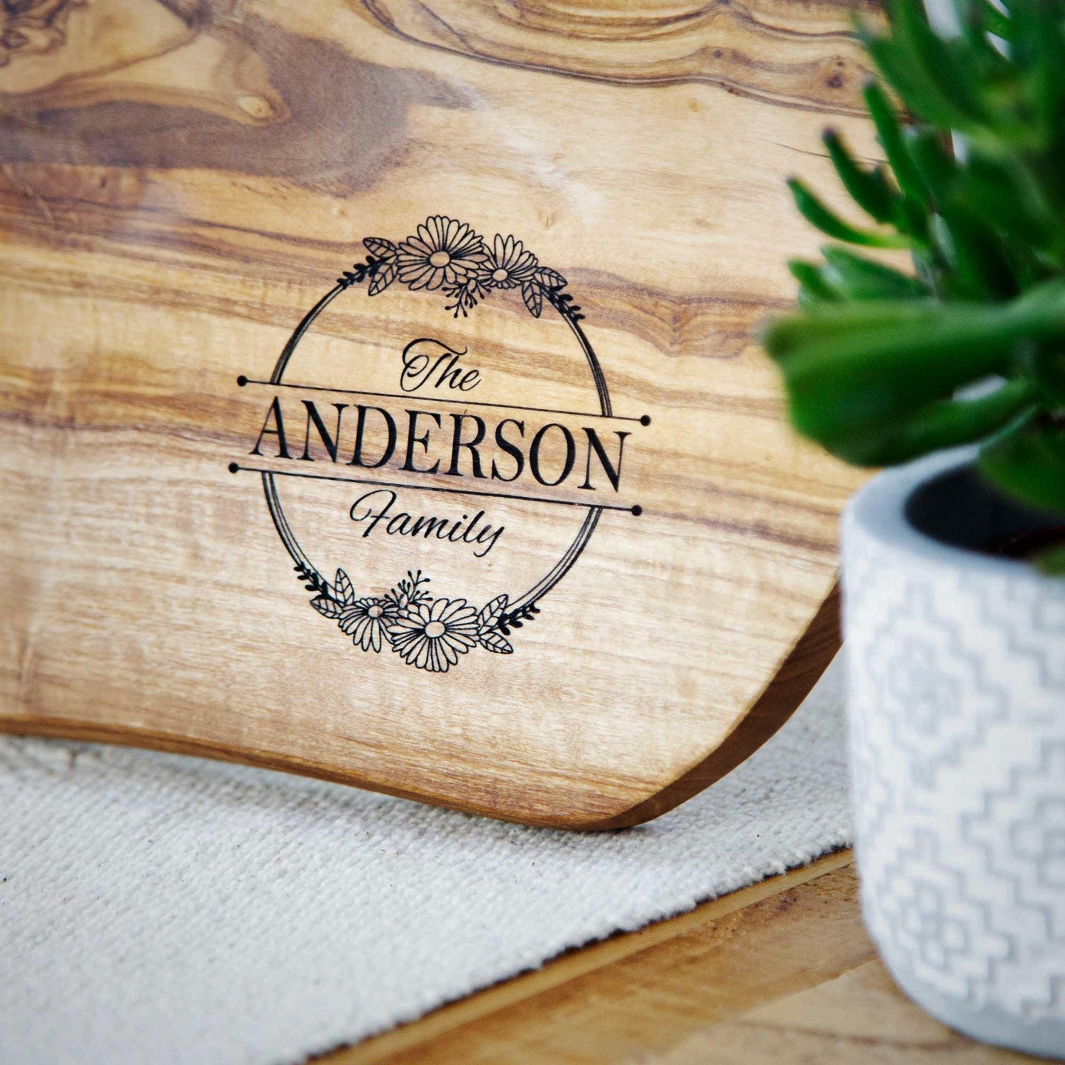 Patterned Boardname Wood Board Name