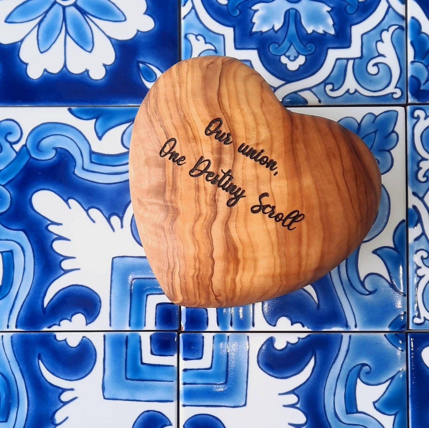 Olive wood Heart / Large, 4" - dyarihandcrafts